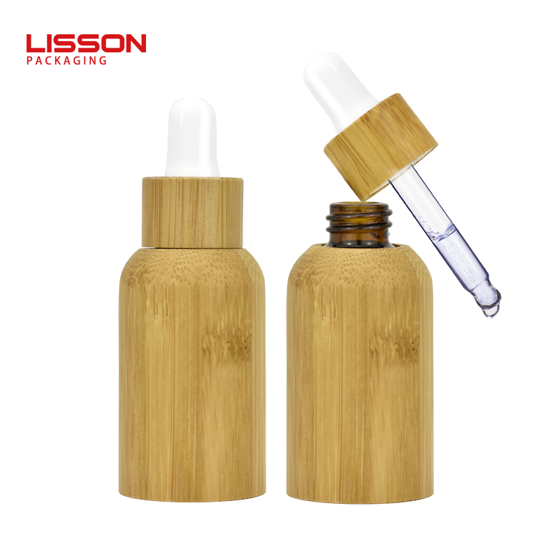 O que torna um frasco conta-gotas de bambu de 15ml para sérum à prova de vazamentos e durável?